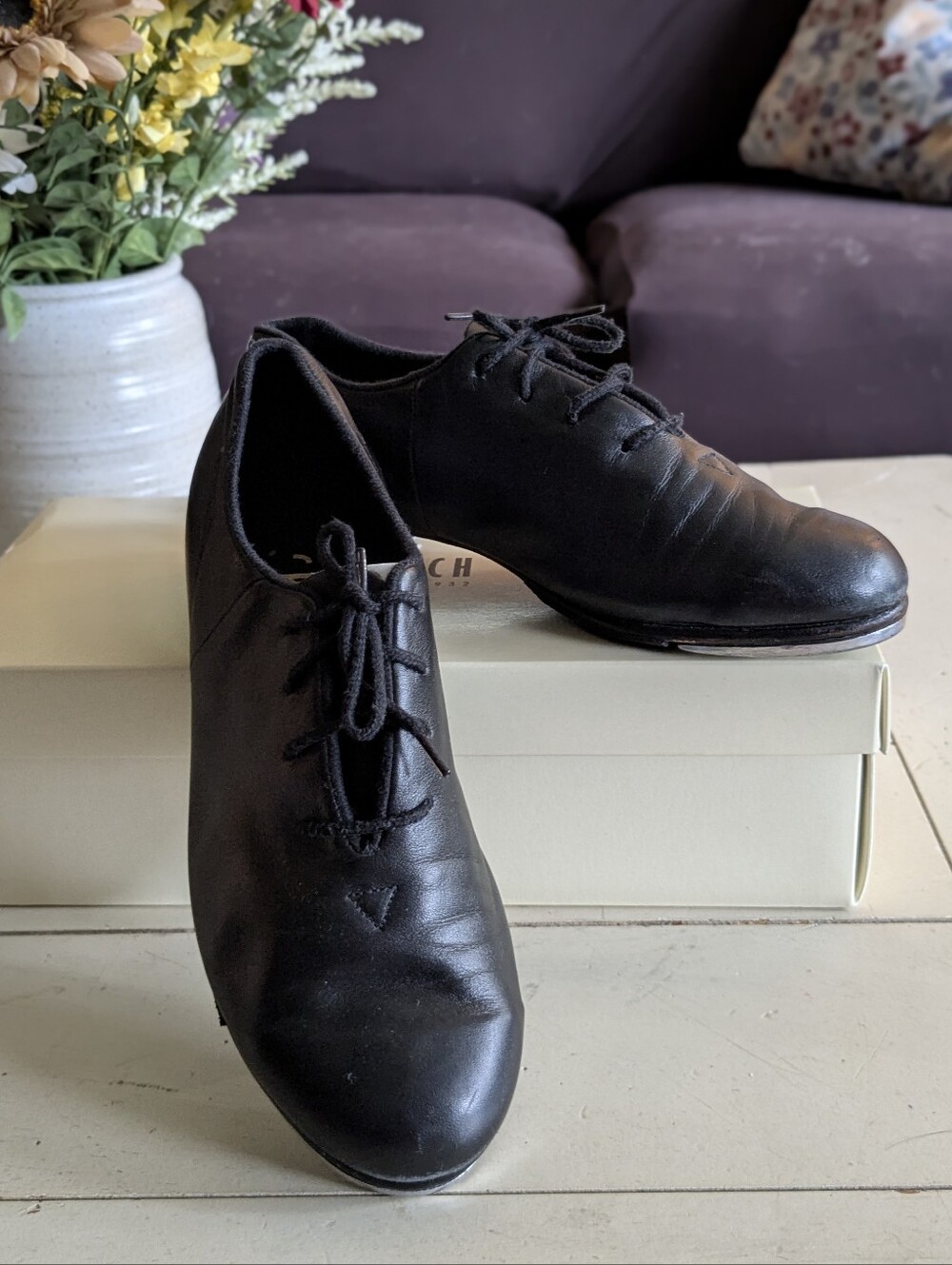 Women's Bloch Audeo Jazz Tap Shoes - Size 6.5M Black (S0381L)